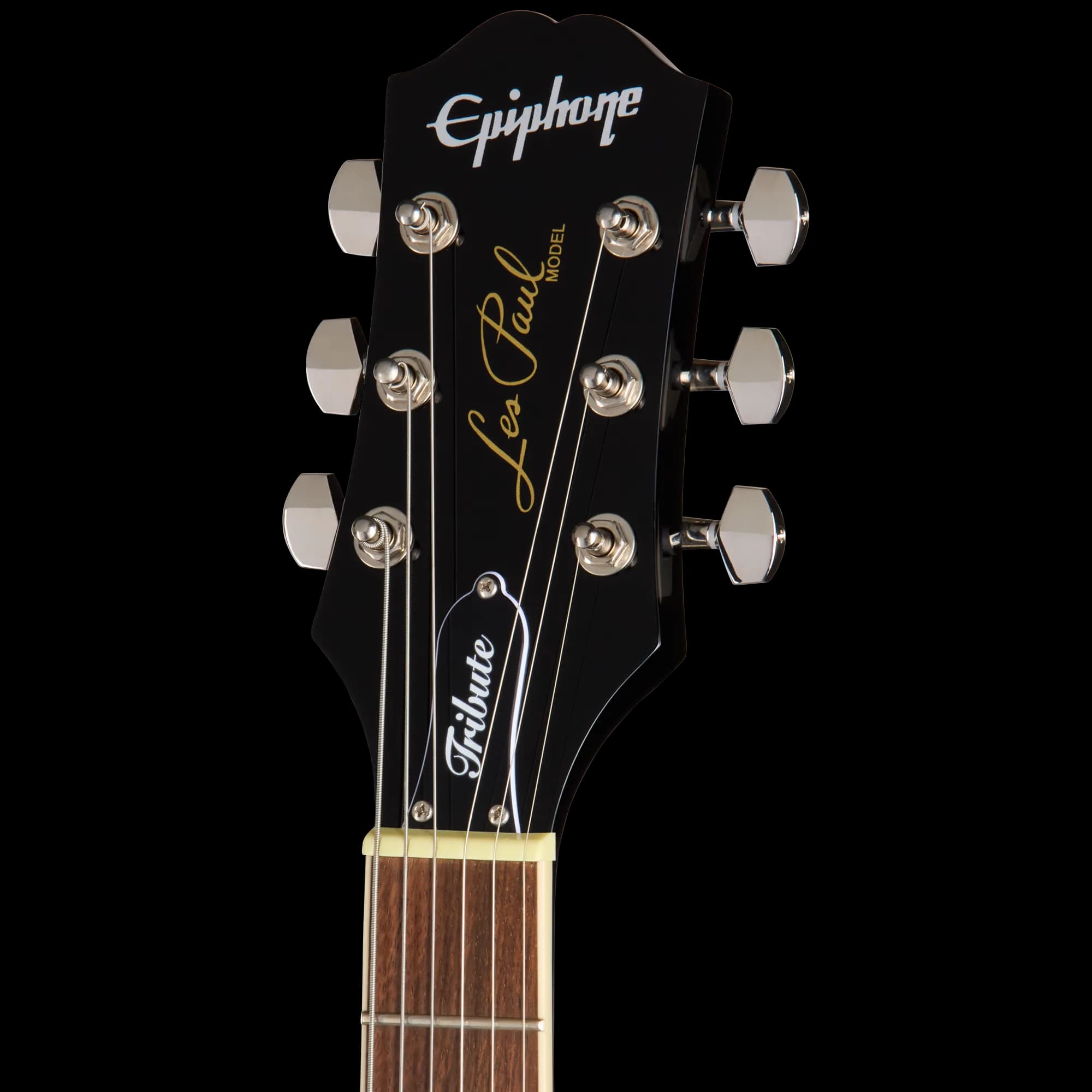 Epiphone Les Paul Tribute Plus, Ebony Burst — photo 5