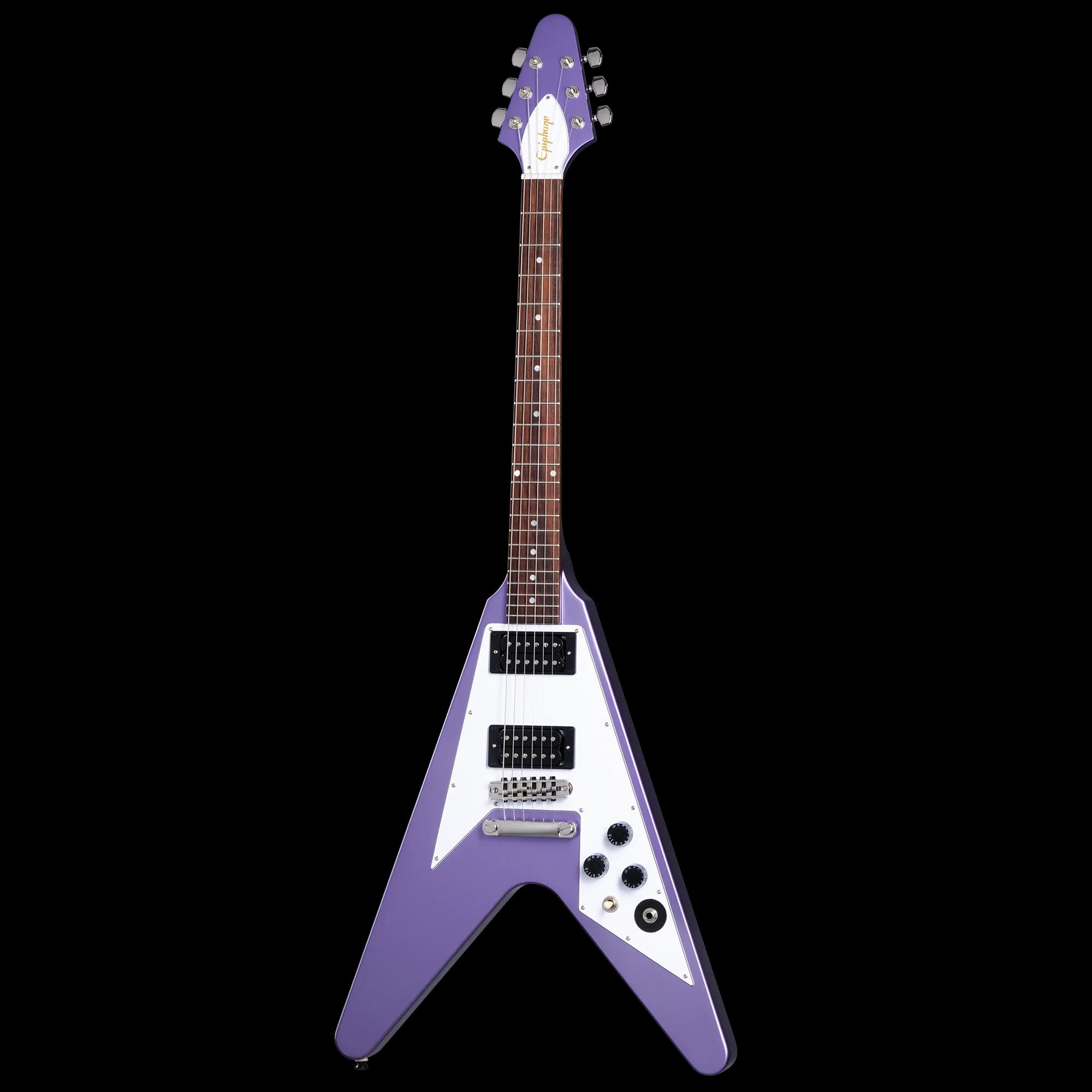 Epiphone Kirk Hammett 1979 Flying V, Purple Metallic — photo 3