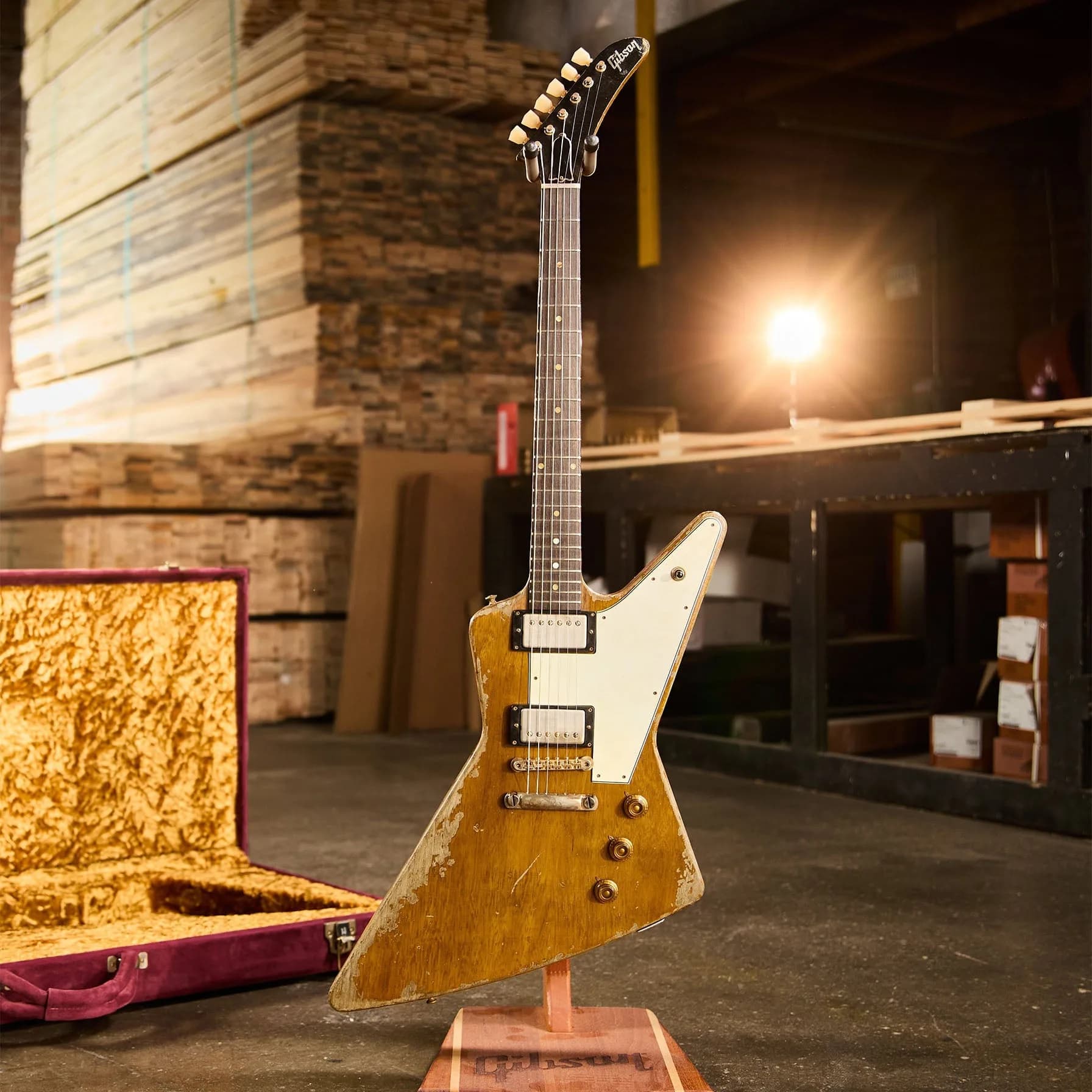 Gibson Leo Scala Dark Addiction Explorer, Natural — photo 7