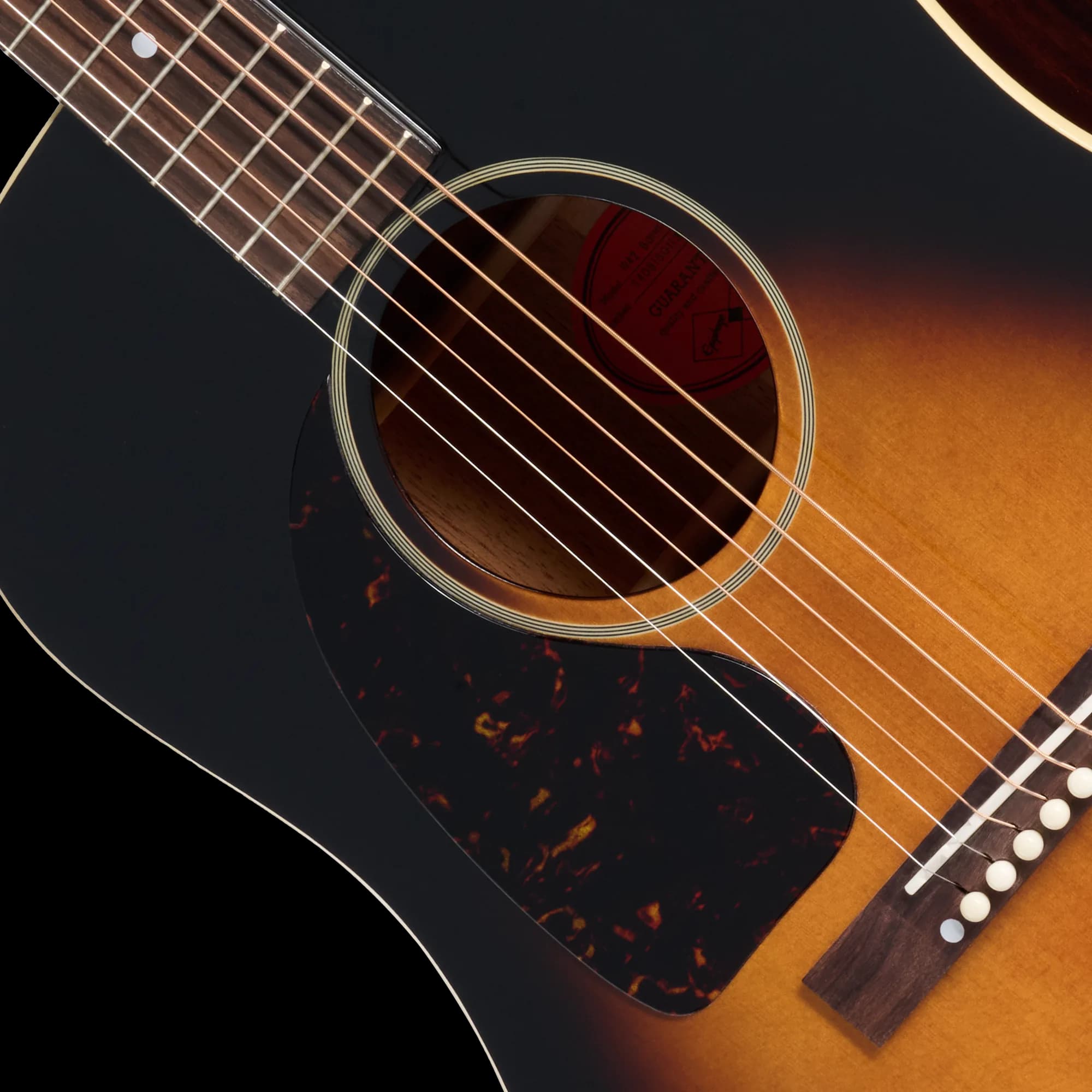Epiphone IGC 1942 Banner J-45 Reissue, Left-Handed, Vintage Sunburst — photo 7