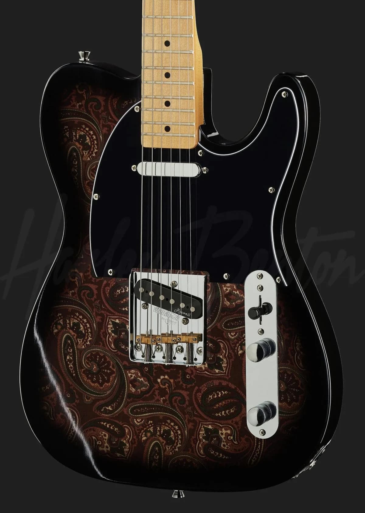 Harley Benton TE-70 Black Paisly — photo 4