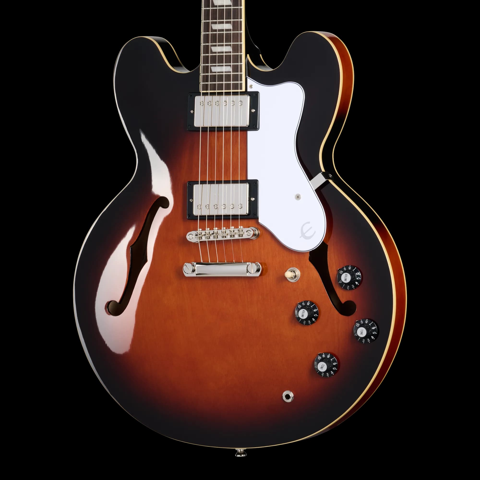 Epiphone Bonehead Riviera, Dark Tobacco Sunburst