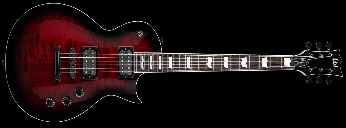 ESP EC-256QM See Thru Black Cherry Sunburst