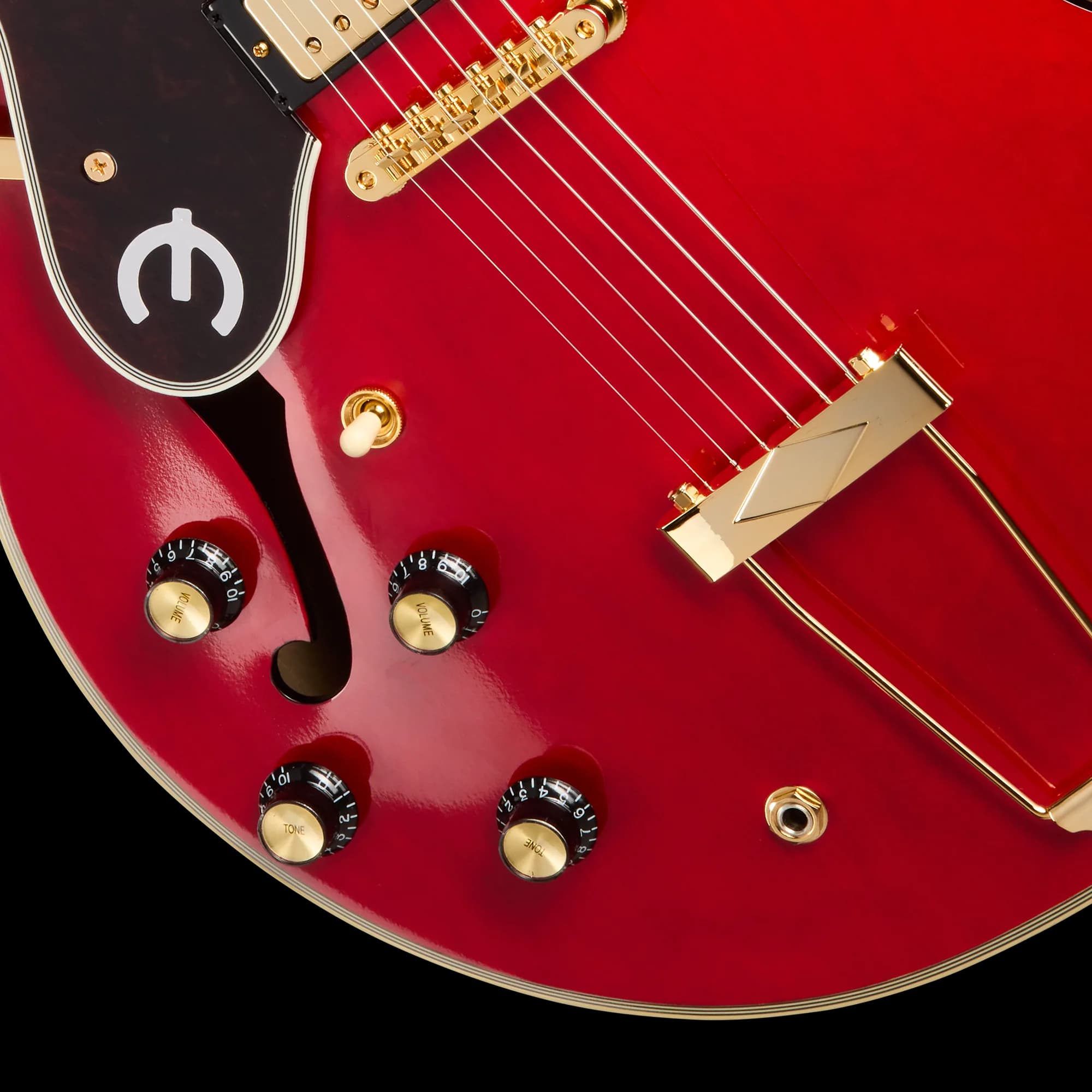 Epiphone Masterbilt Gem Archer Sheraton, Left-Handed, Cherry Red — photo 8