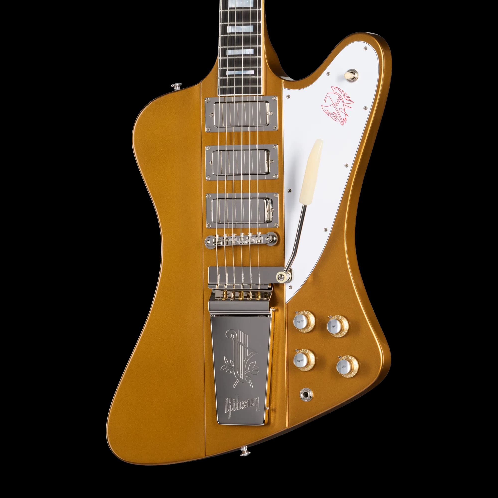Gibson LE 1963 Firebird VII Reissue, Gloss, Double Gold