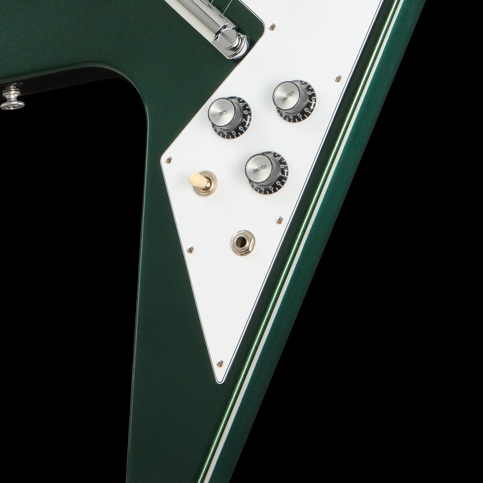 Gibson Flying V 70s, British Racing Green, Exclusive — photo 7