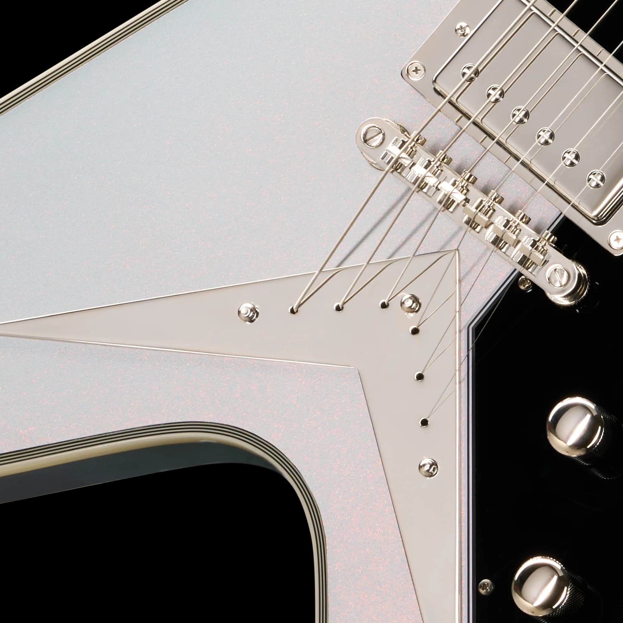Epiphone Futura Flying V Custom, Quicksilver Shift — photo 6