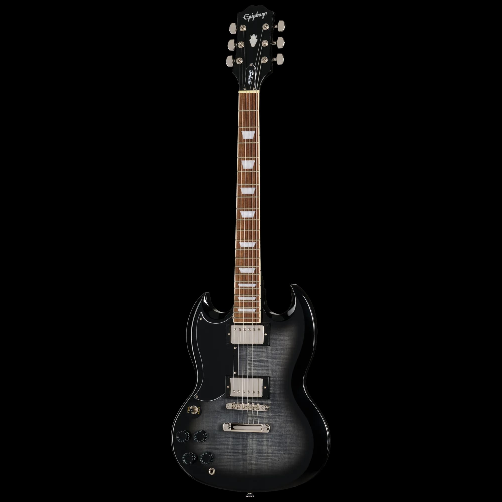 Epiphone SG Tribute Plus, Left-Handed, Ebony Burst — photo 3