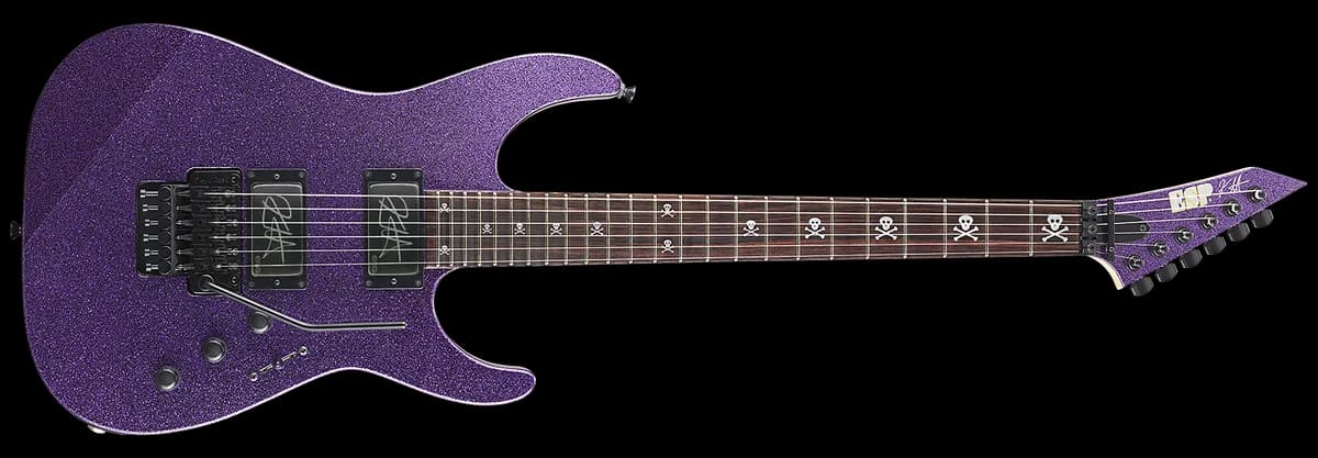 ESP KH-2 Neck Thru Purple Sparkle