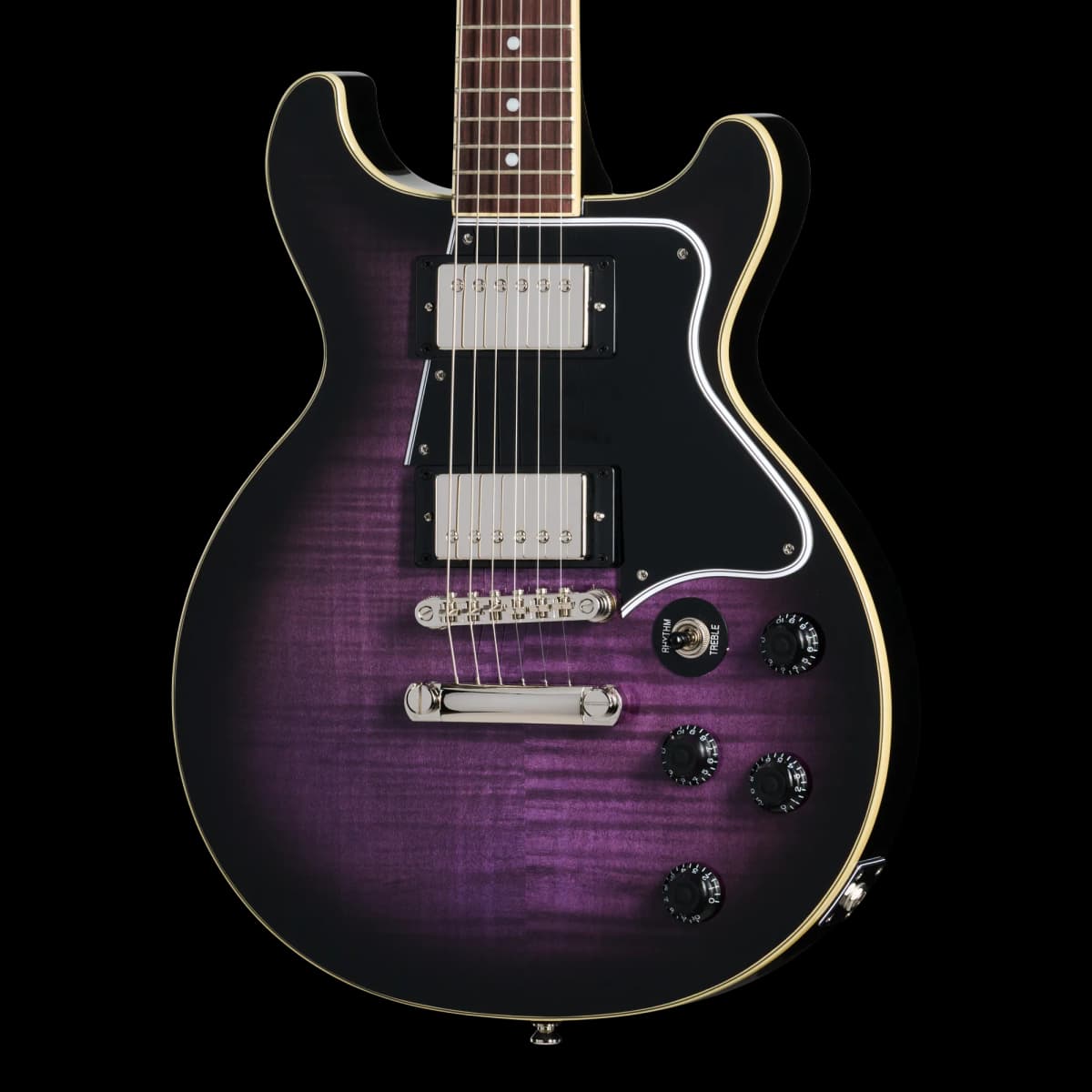 Epiphone Les Paul Special Double Cut Figured, Dark Purple Burst, Exclusive