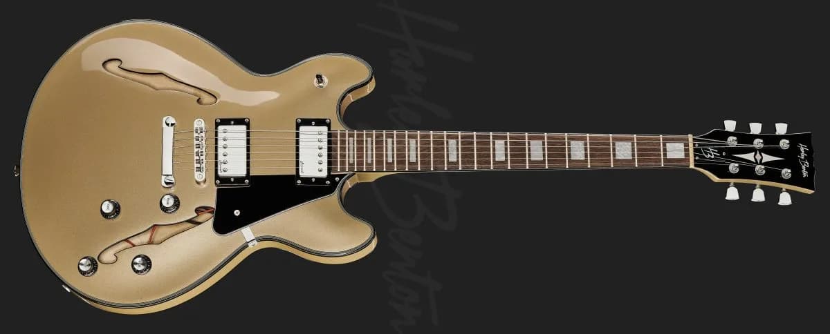 Harley Benton HB-35Plus Shoreline Gold — photo 2