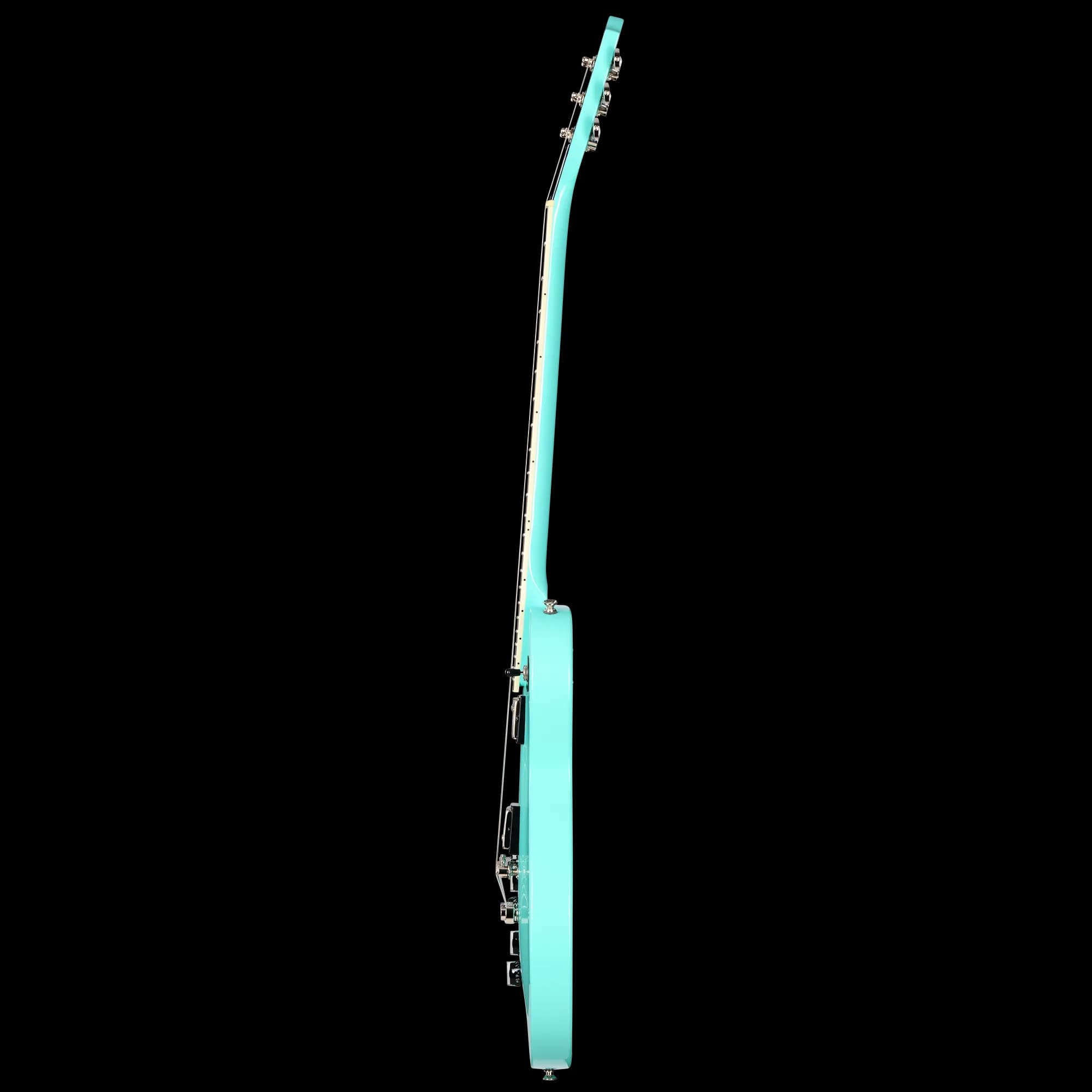 Epiphone Les Paul Tribute, Left-Handed, Aqua, Exclusive — photo 4