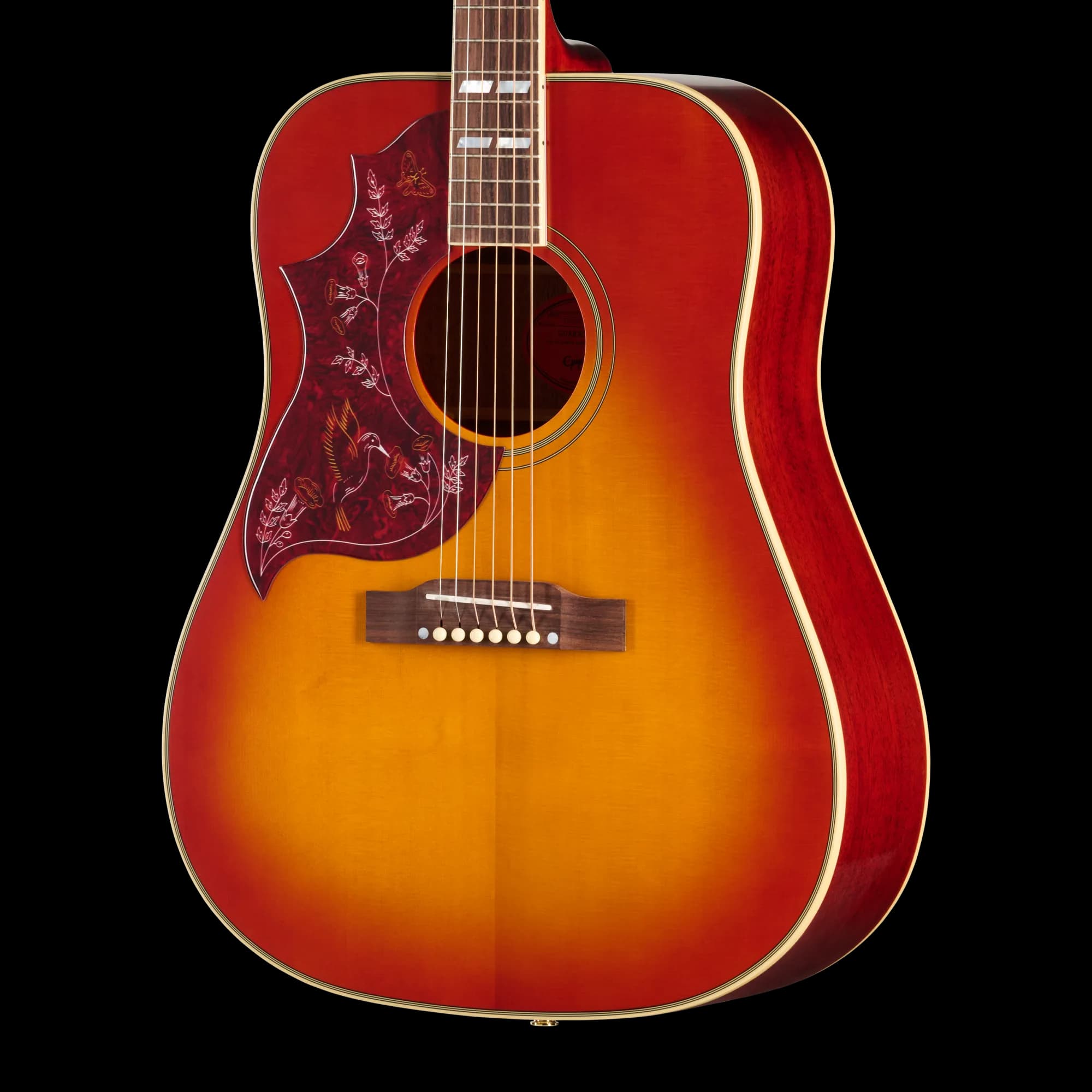 Epiphone Hummingbird Standard, Left-Handed, Cherry Sunburst