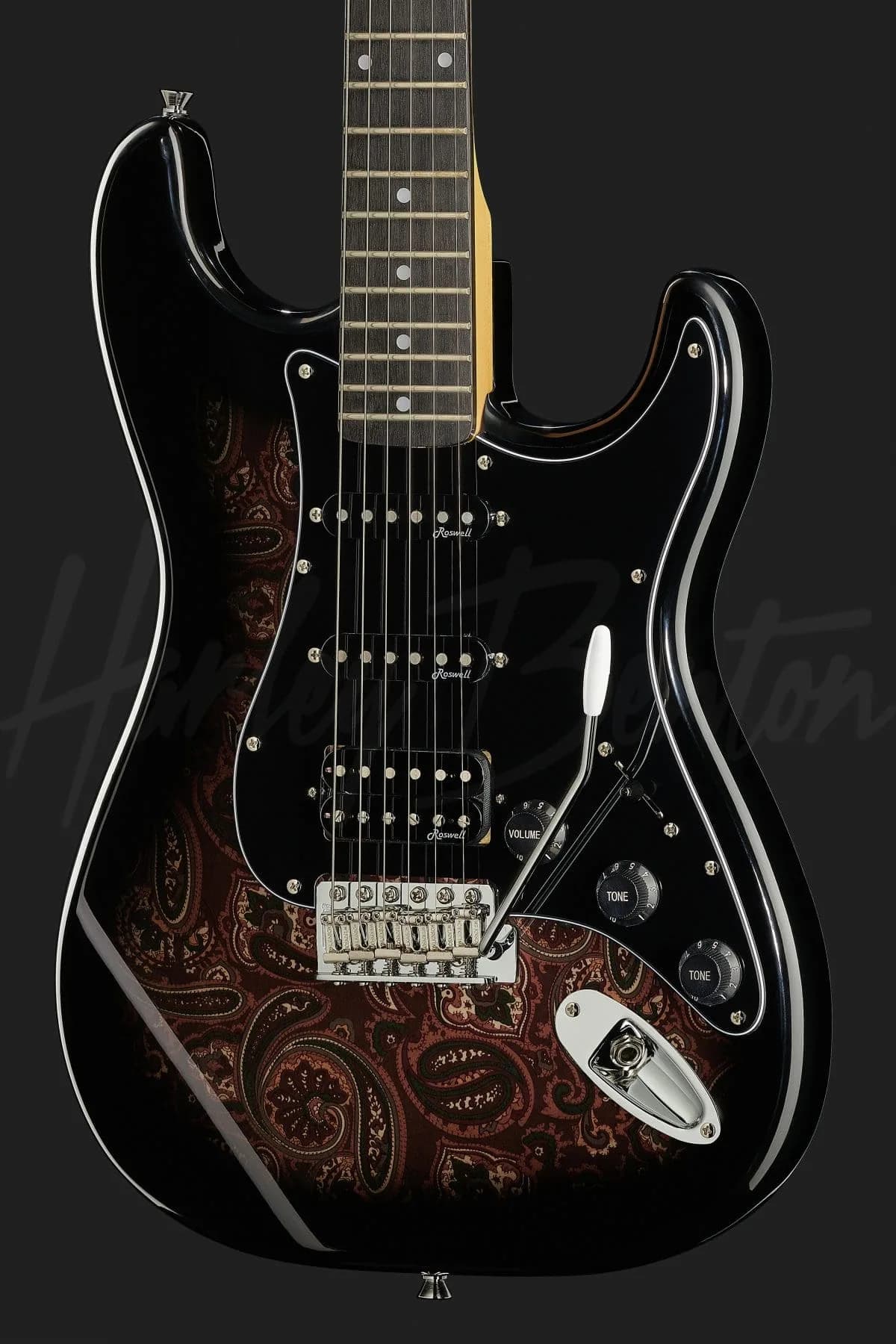 Harley Benton ST-70 Black Paisly — photo 4