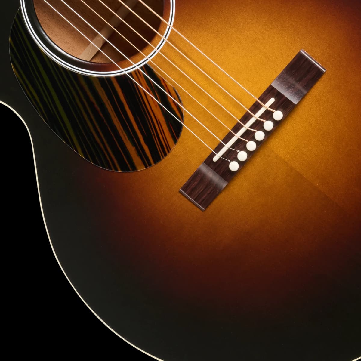 Gibson J-185 Century 12-Fret, Left-Handed, Vintage Sunburst — photo 8