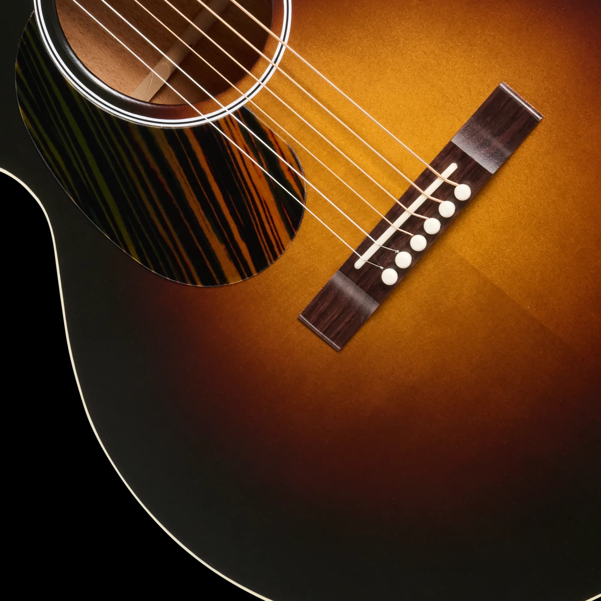 Gibson J-185 Century 12-Fret, Left-Handed, Vintage Sunburst — photo 8