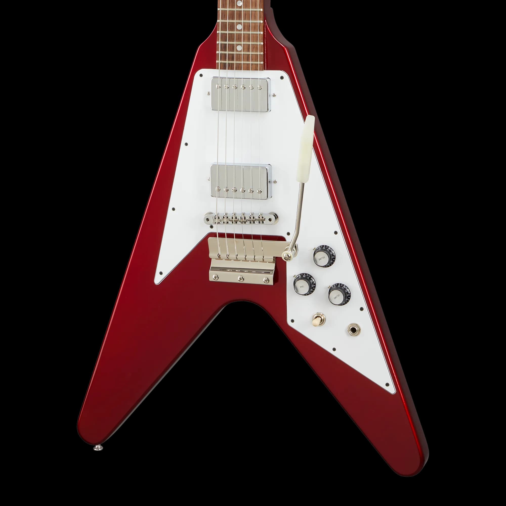 Gibson 1967 Mahogany Flying V Reissue, Gloss, Sparkling Burgundy