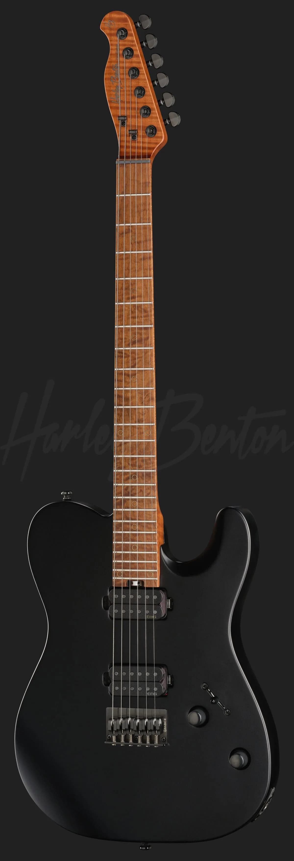 Harley Benton Fusion-T II EMG MN HT SBK — photo 2