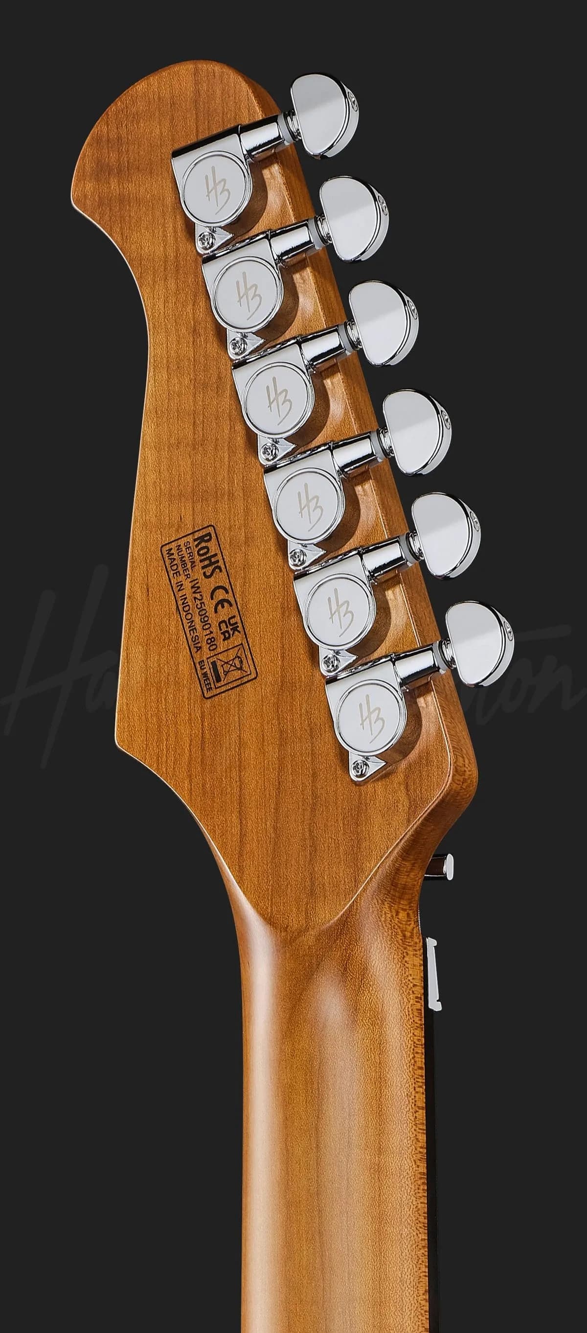 Harley Benton Fusion-IV HH RW FR QBLB — photo 7