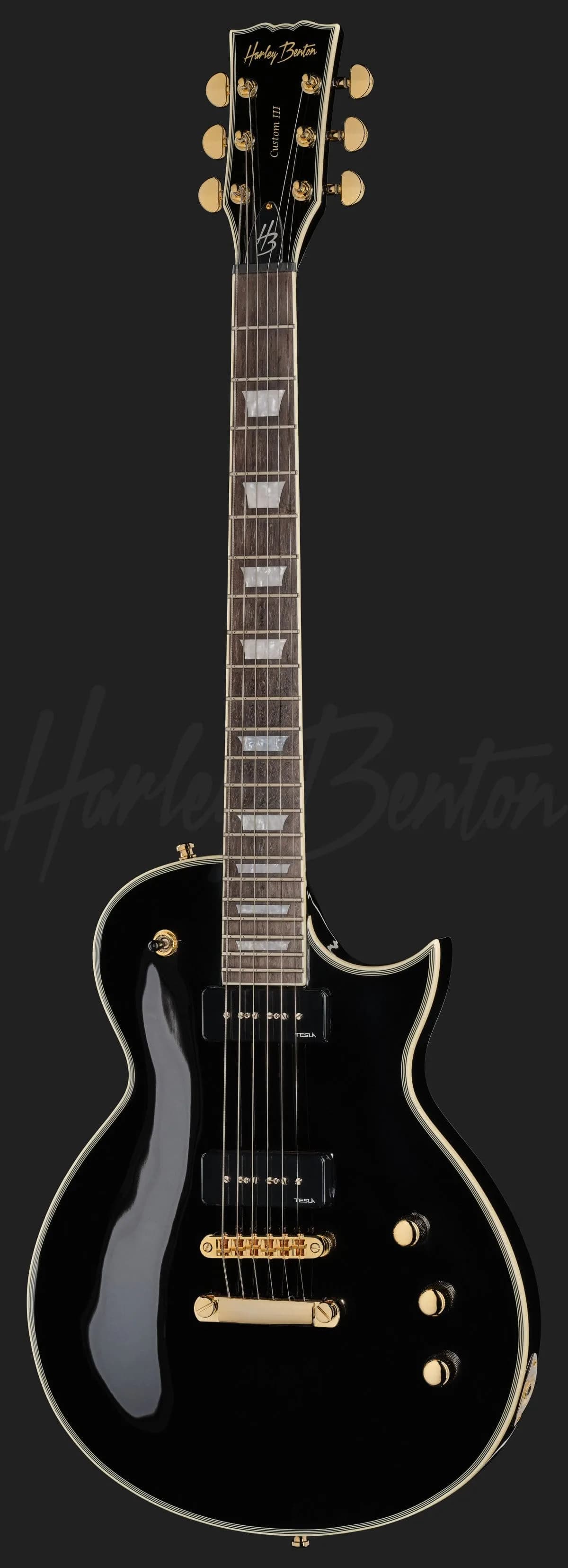 Harley Benton SC-Custom III P90 Black — photo 2
