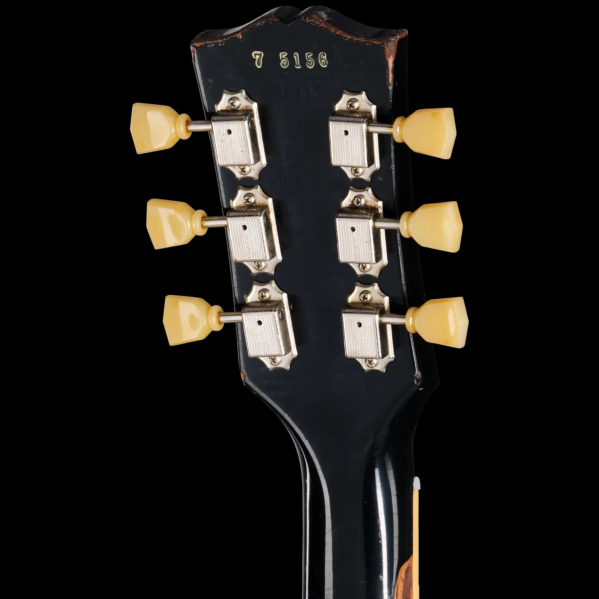 Gibson 1957 Les Paul Standard Reissue, Ultra Heavy Aged, Ebony Over Goldtop — photo 6