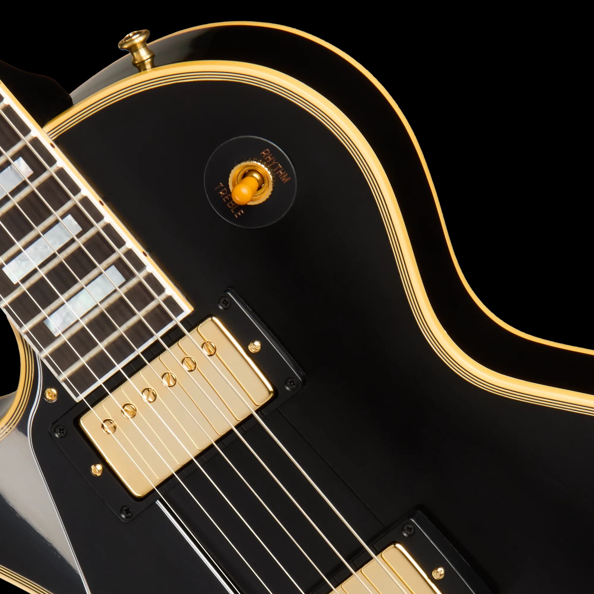 Gibson 1957 Les Paul Custom Reissue 2-Pickup, Left-Handed, VOS, Ebony — photo 7