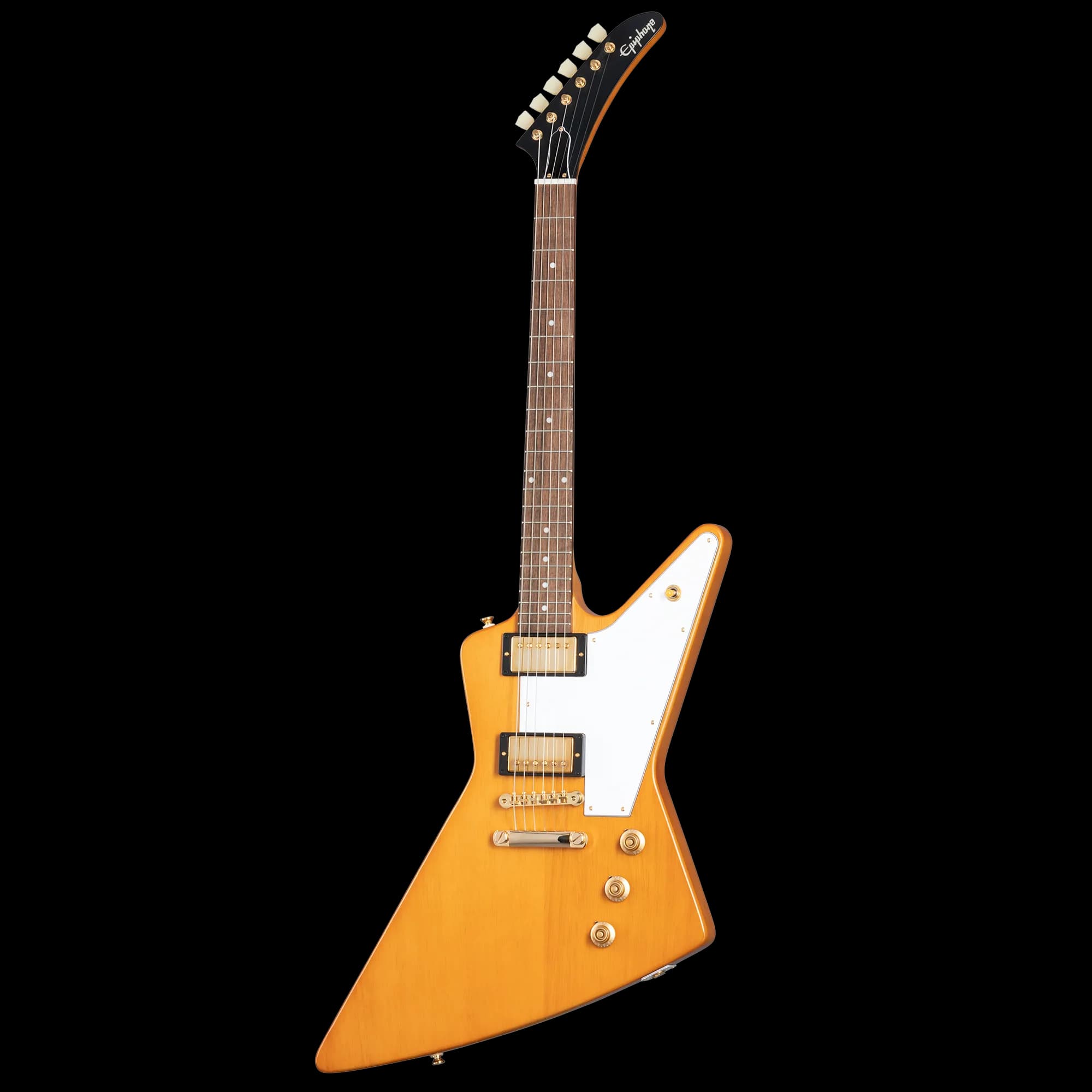 Epiphone IGC 1958 Korina Explorer (White Pickguard), Aged Natural — photo 3