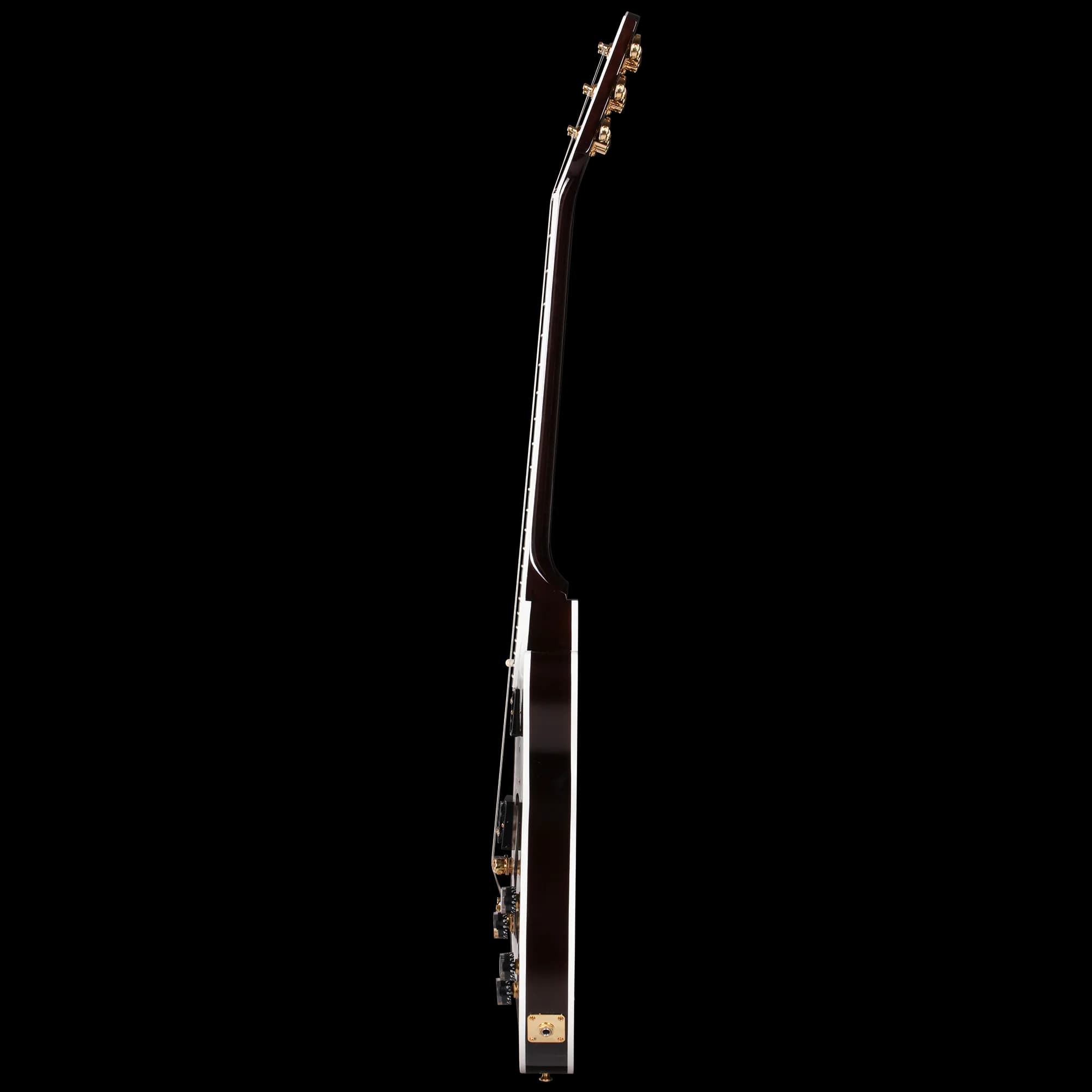 Gibson Les Paul Custom 5A Quilt with F-Holes, Cobra Burst — photo 4