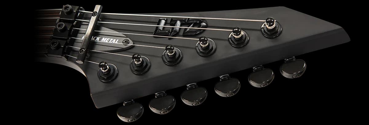 ESP M Black Metal BLACK SATIN — photo 4