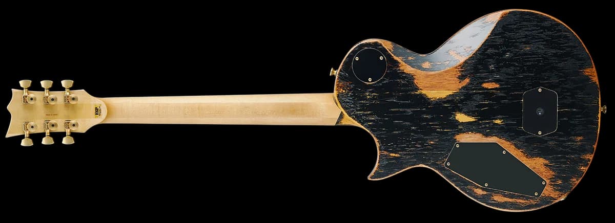 ESP Will Adler Warbird Distressed Black w/ Graphic — photo 2