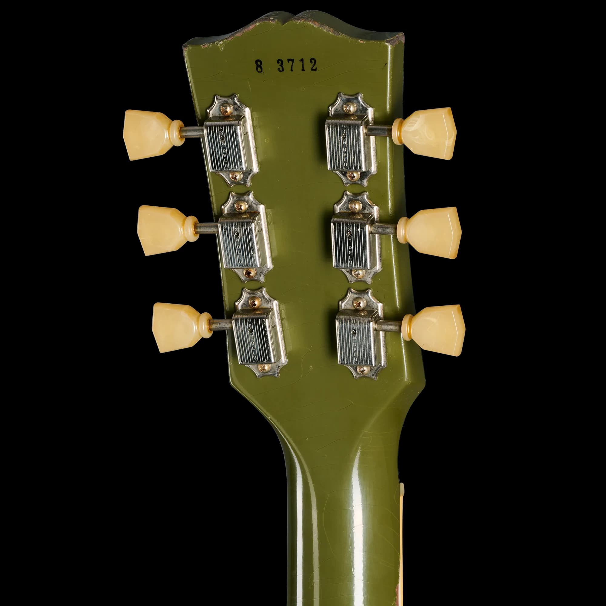 Gibson 1958 Les Paul Standard, Heavy Aged, Olive Drab — photo 6