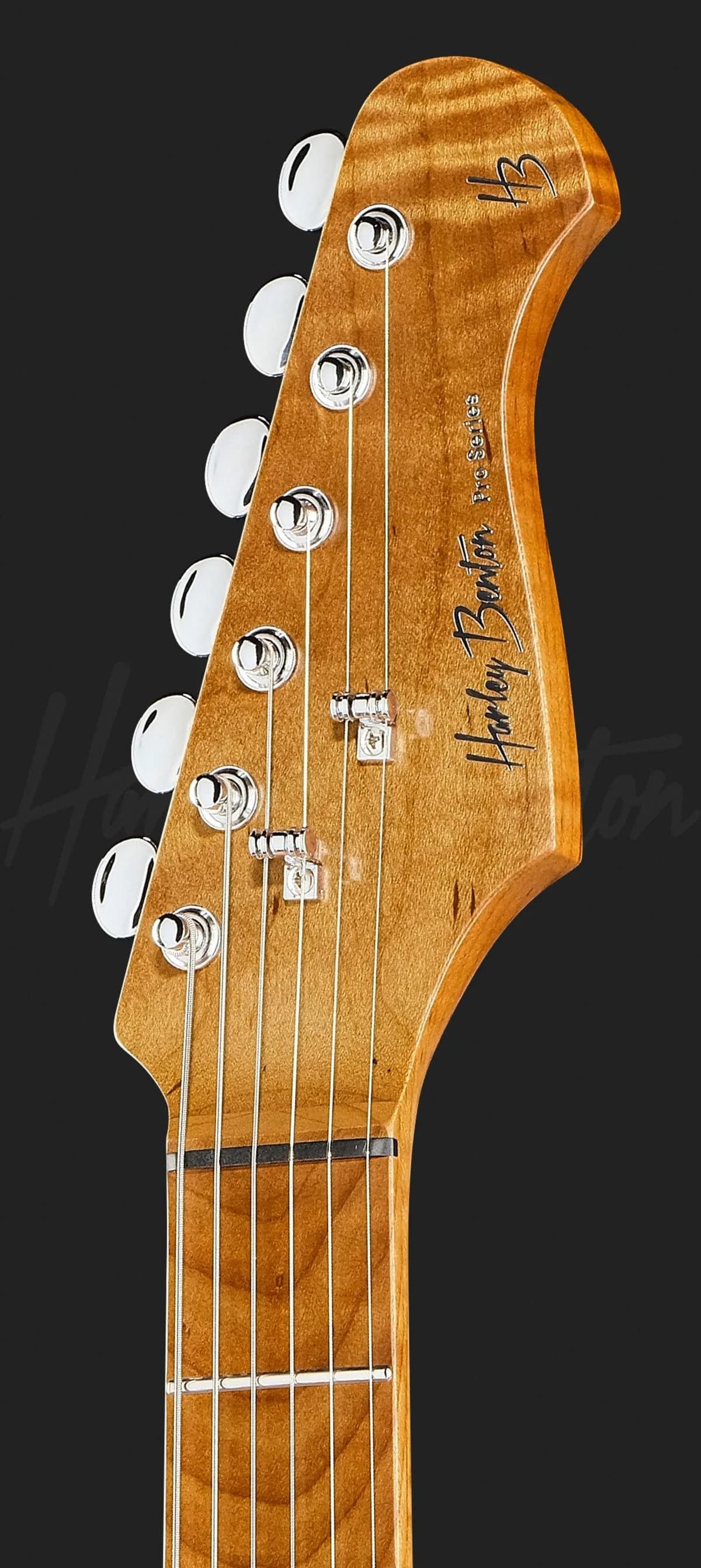 Harley Benton ST-Modern Plus MN HSS Dark Purple Sparkle — photo 6