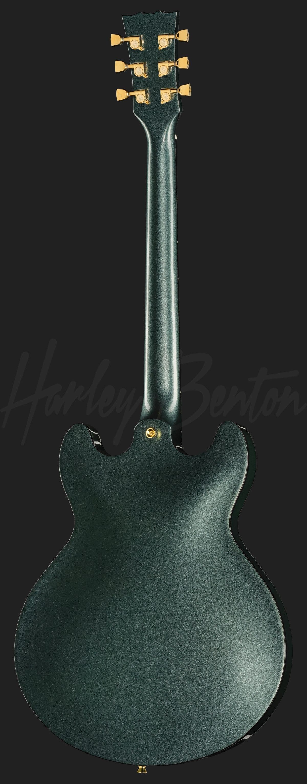 Harley Benton HB-35Plus Gun Metal Blue — photo 3