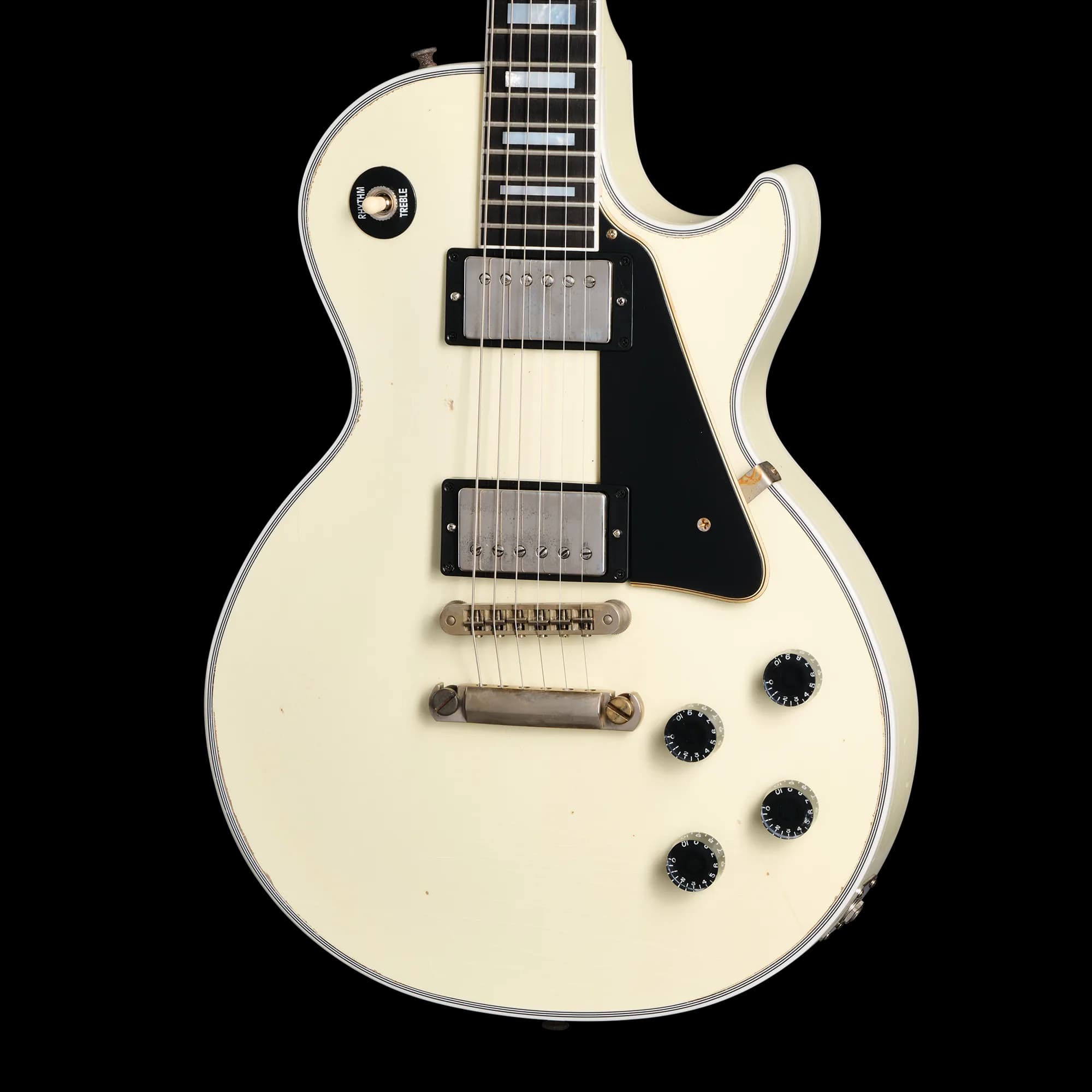 Gibson Les Paul Custom, Heavy Aged, Classic White