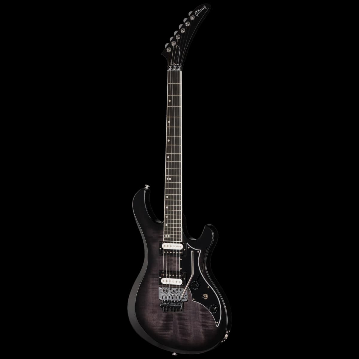 Gibson Victory Floyd Rose, Translucent Ebony Burst — photo 3