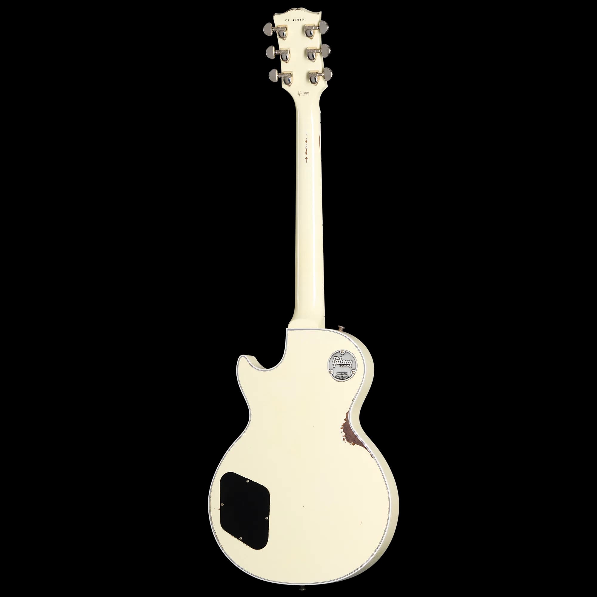 Gibson Les Paul Custom, Heavy Aged, Classic White — photo 4