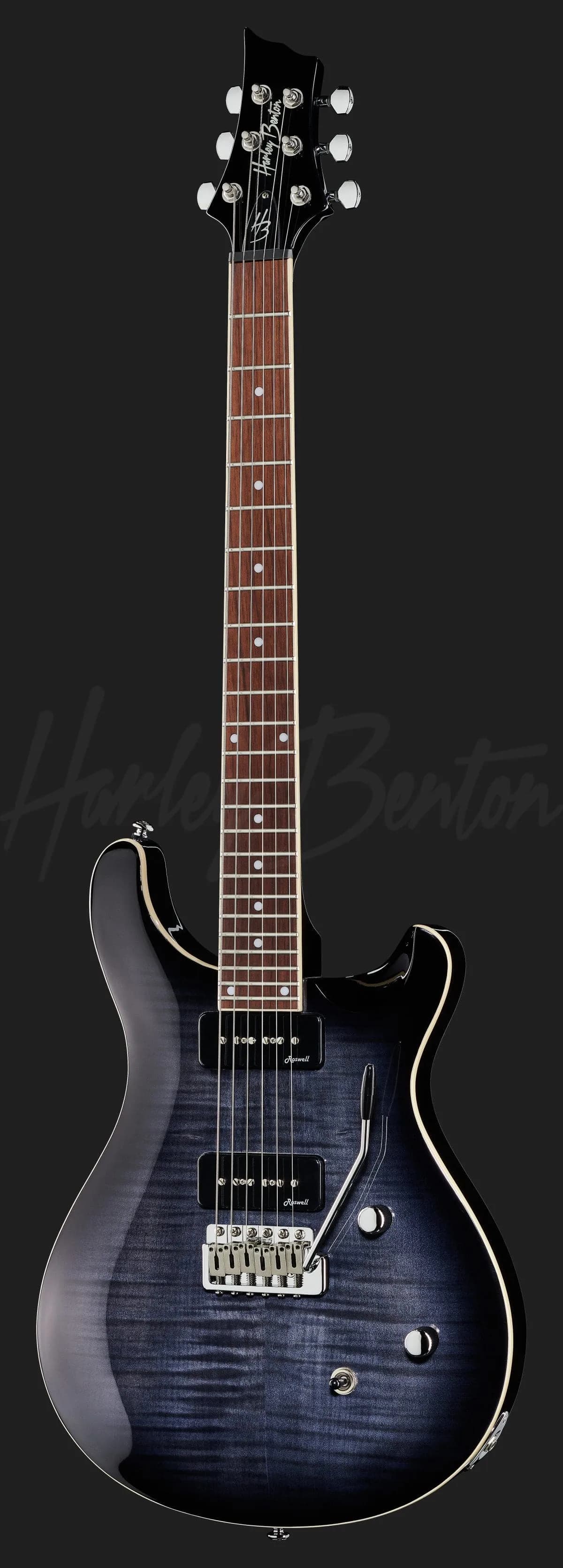 Harley Benton CST-24T P90 Black Flame — photo 2