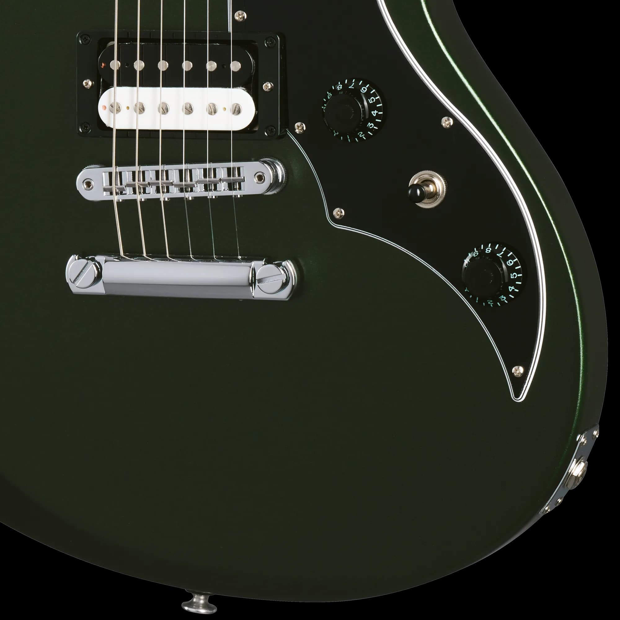 Gibson Victory, Dark Green Satin — photo 7