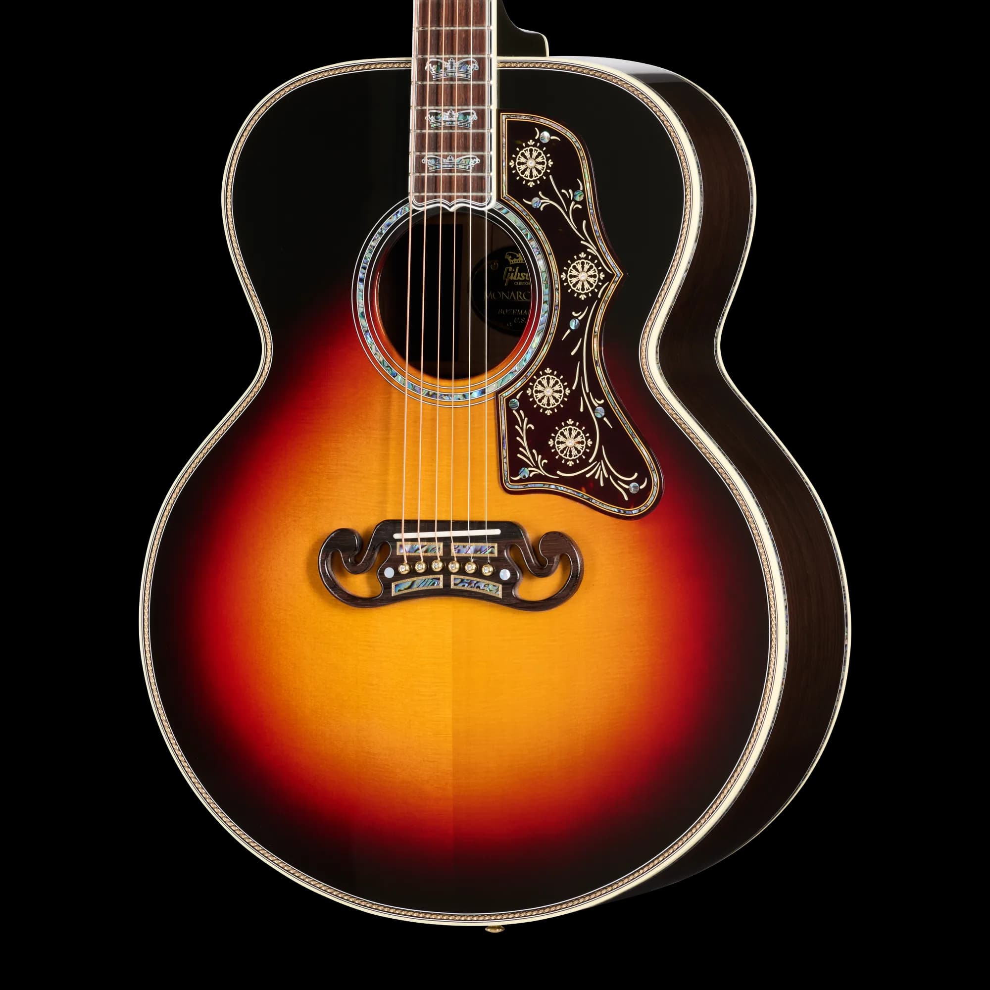 Gibson SJ-200 Monarch #100 Brazilian Rosewood, Tri Burst