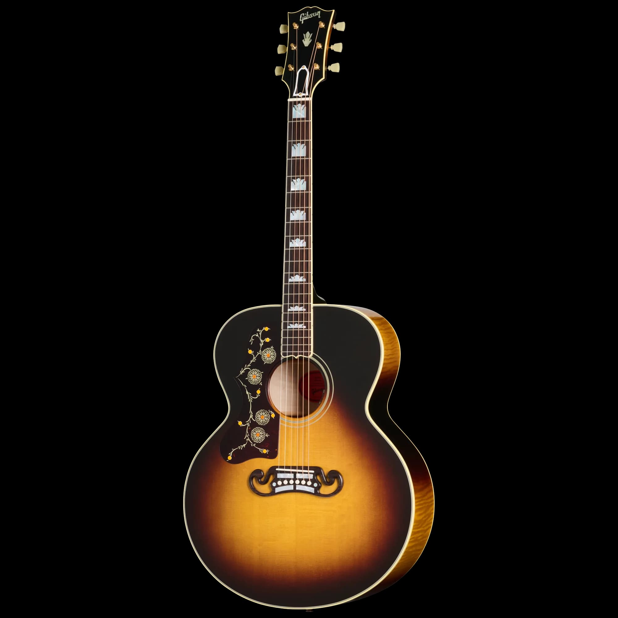 Gibson SJ-200 Original, Left-Handed, Vintage Sunburst — photo 2