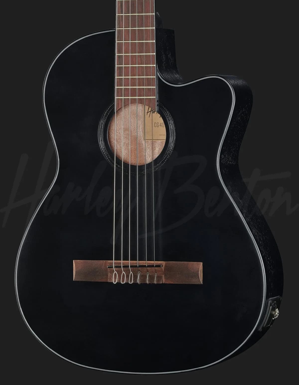 Harley Benton CG-400CE Thinline BK — photo 4