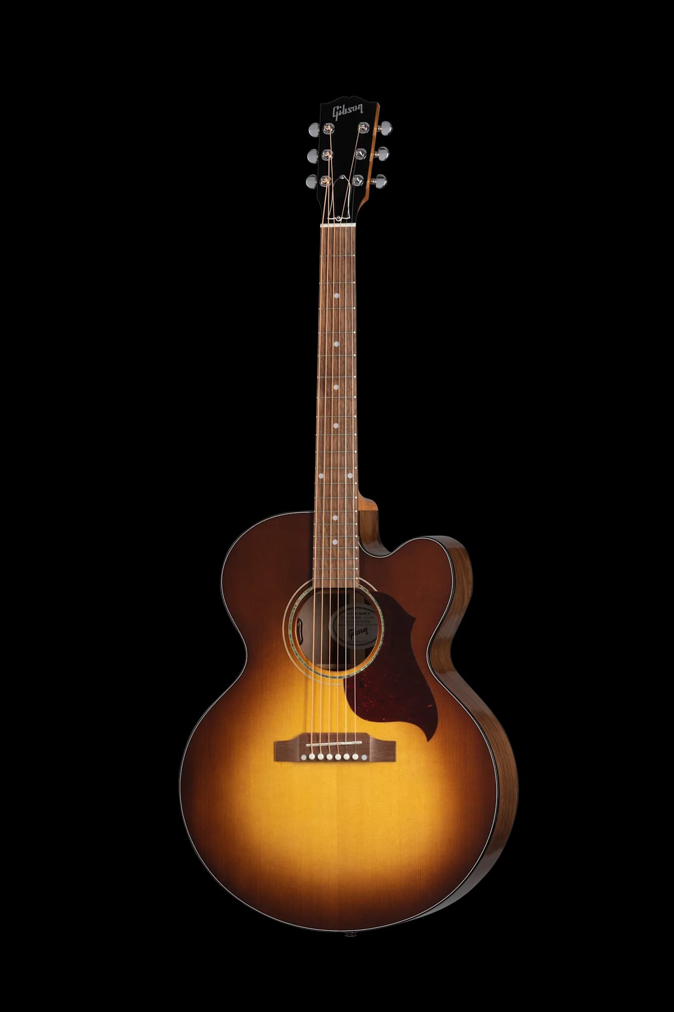 Gibson J-185 EC Modern Walnut, Walnut Burst — photo 2