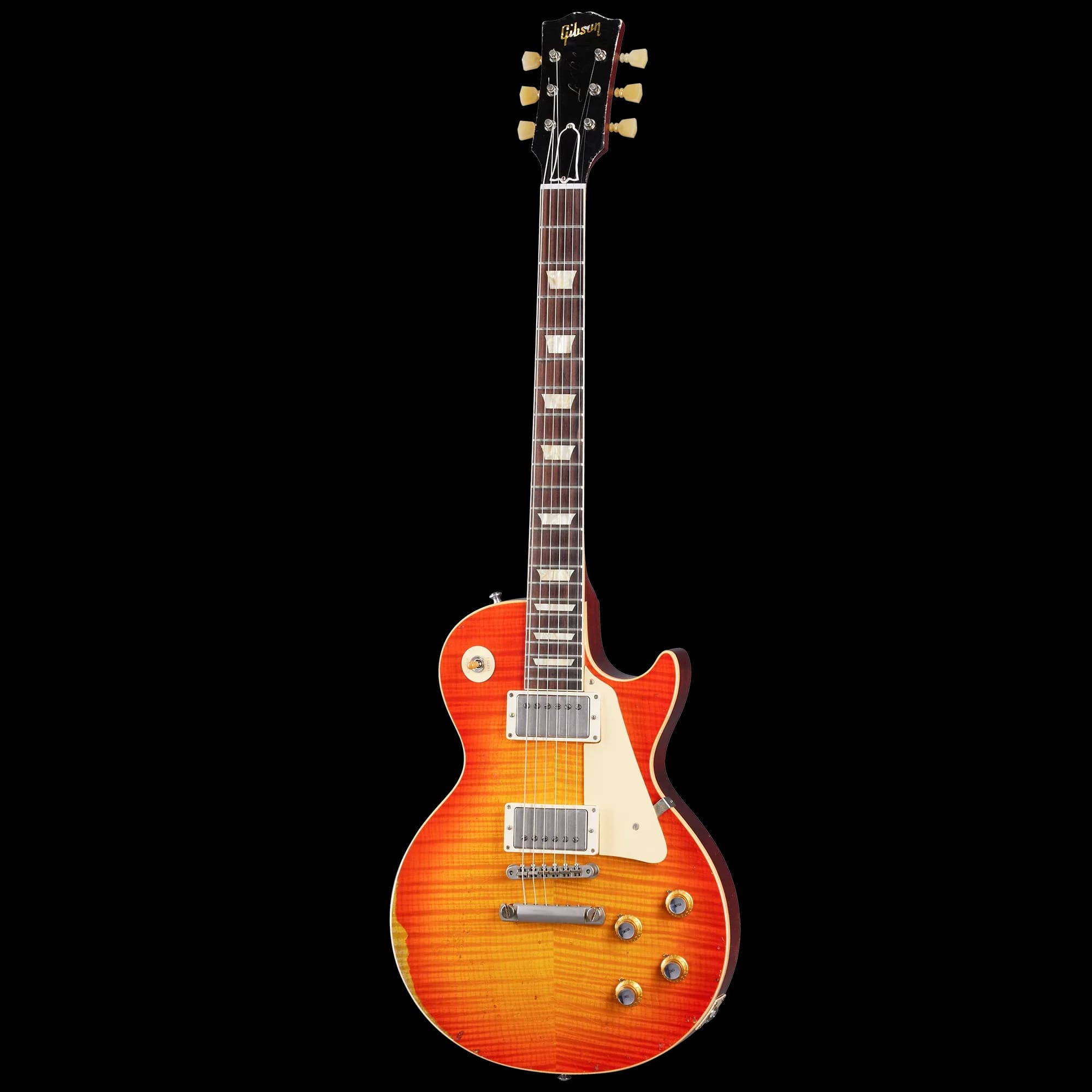 Gibson 1960 Les Paul Standard Reissue, Heavy Aged, Tangerine Burst — photo 2