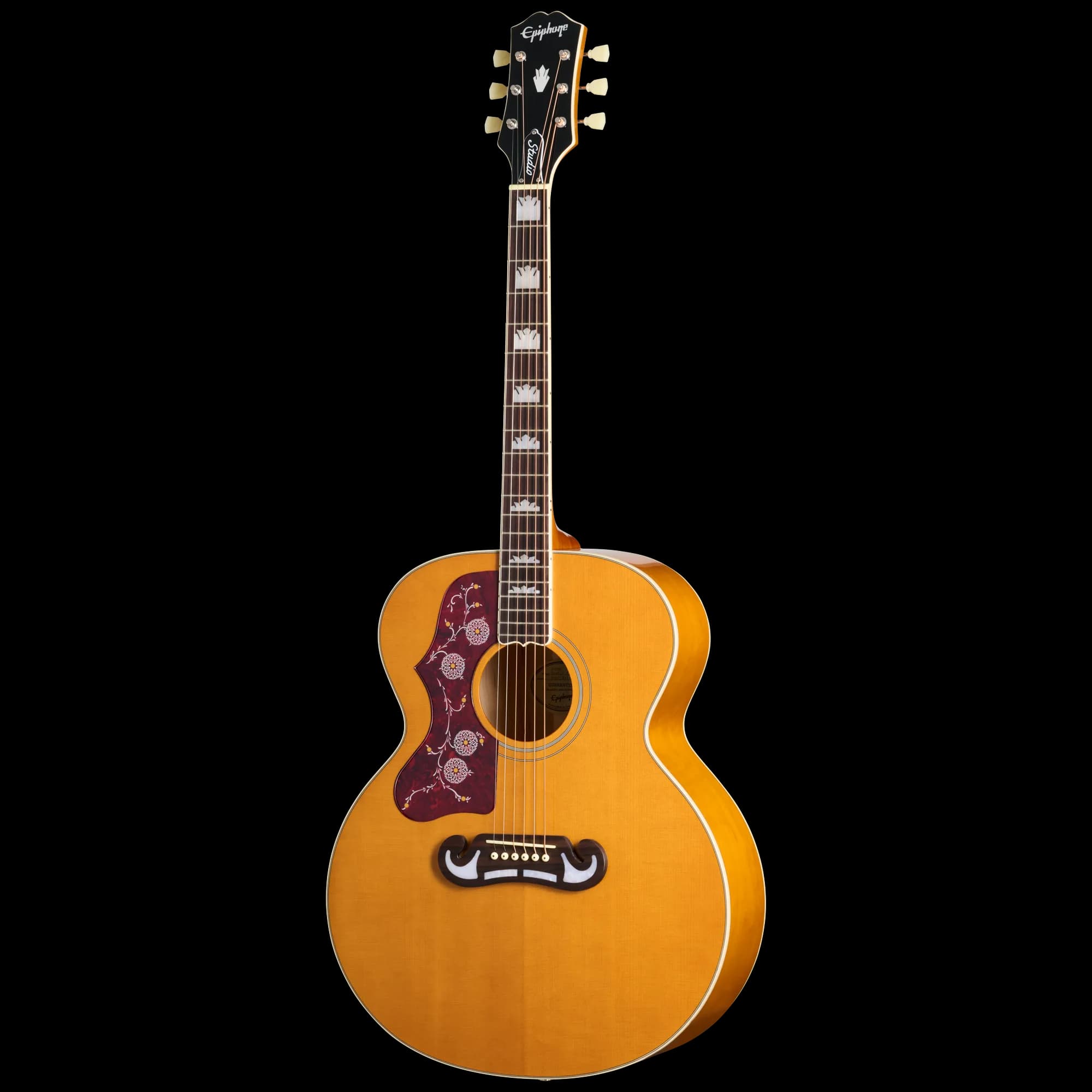 Epiphone J-200 Studio, Left-Handed, Natural — photo 3