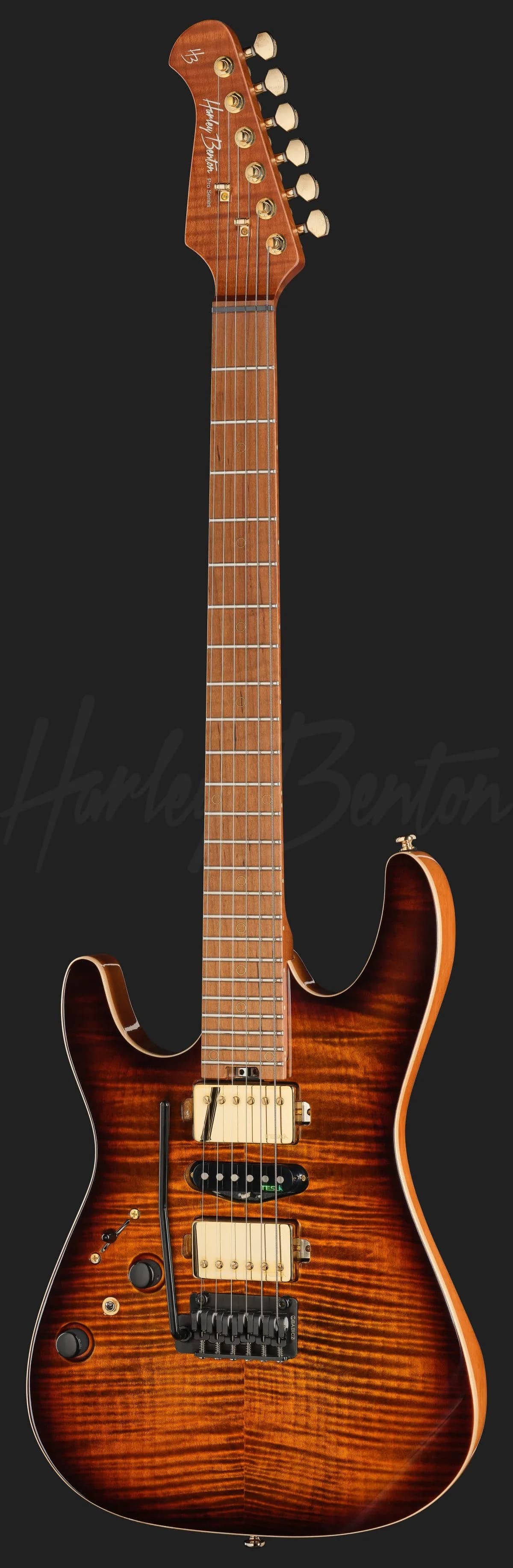 Harley Benton Fusion-IV HSH LH MN FBB — photo 2