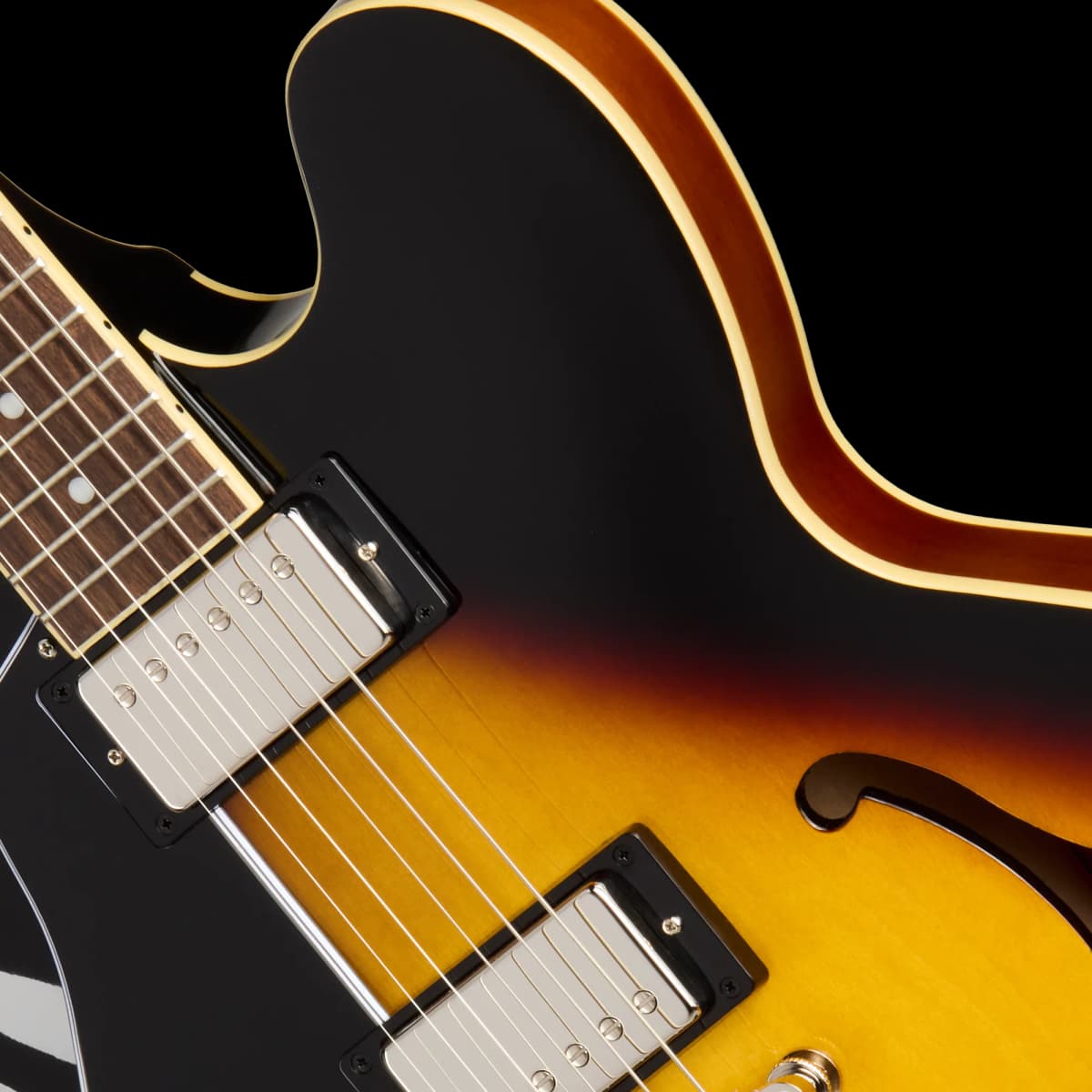 Epiphone ES-335, Left-Handed, Vintage Sunburst — photo 7