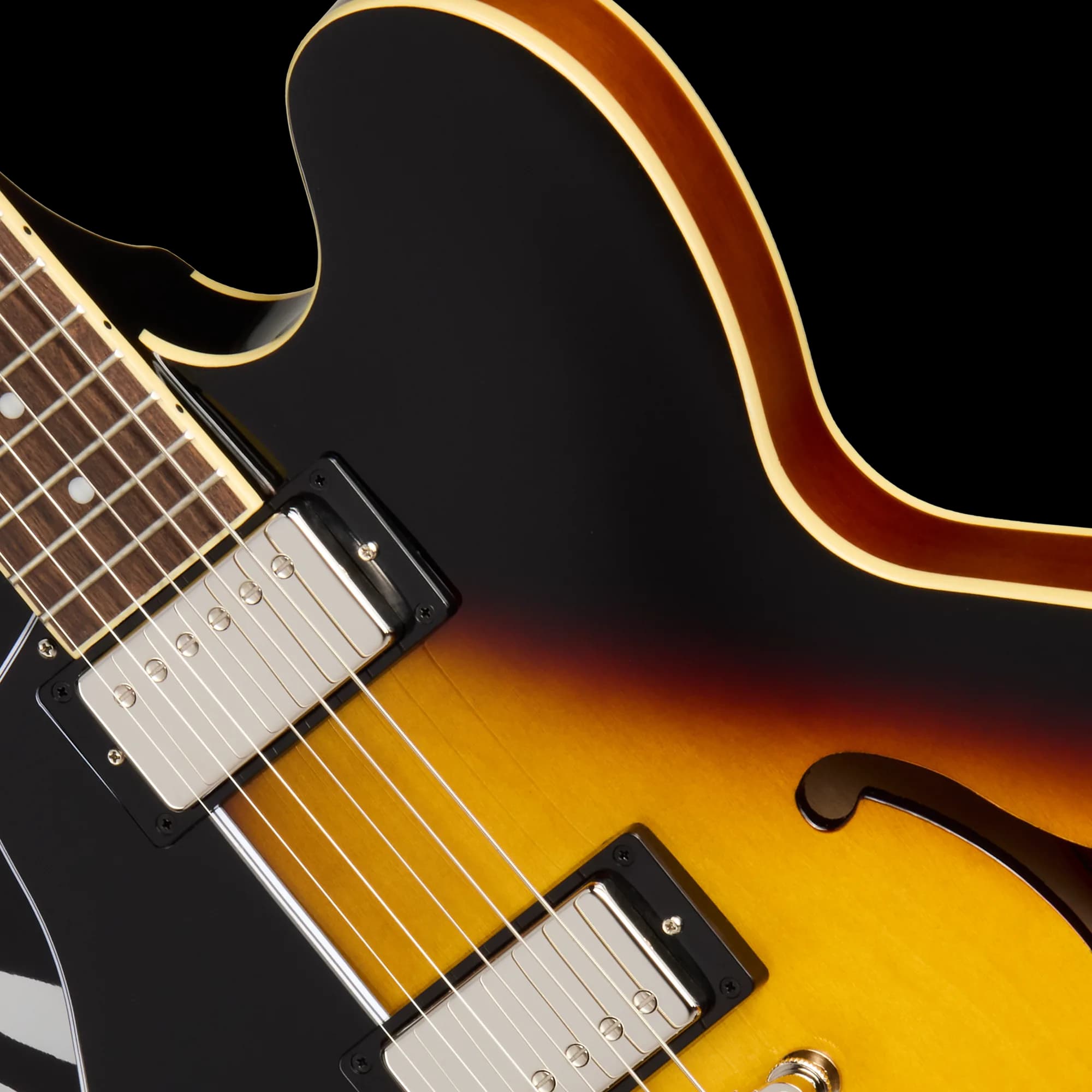 Epiphone ES-335, Left-Handed, Vintage Sunburst — photo 7