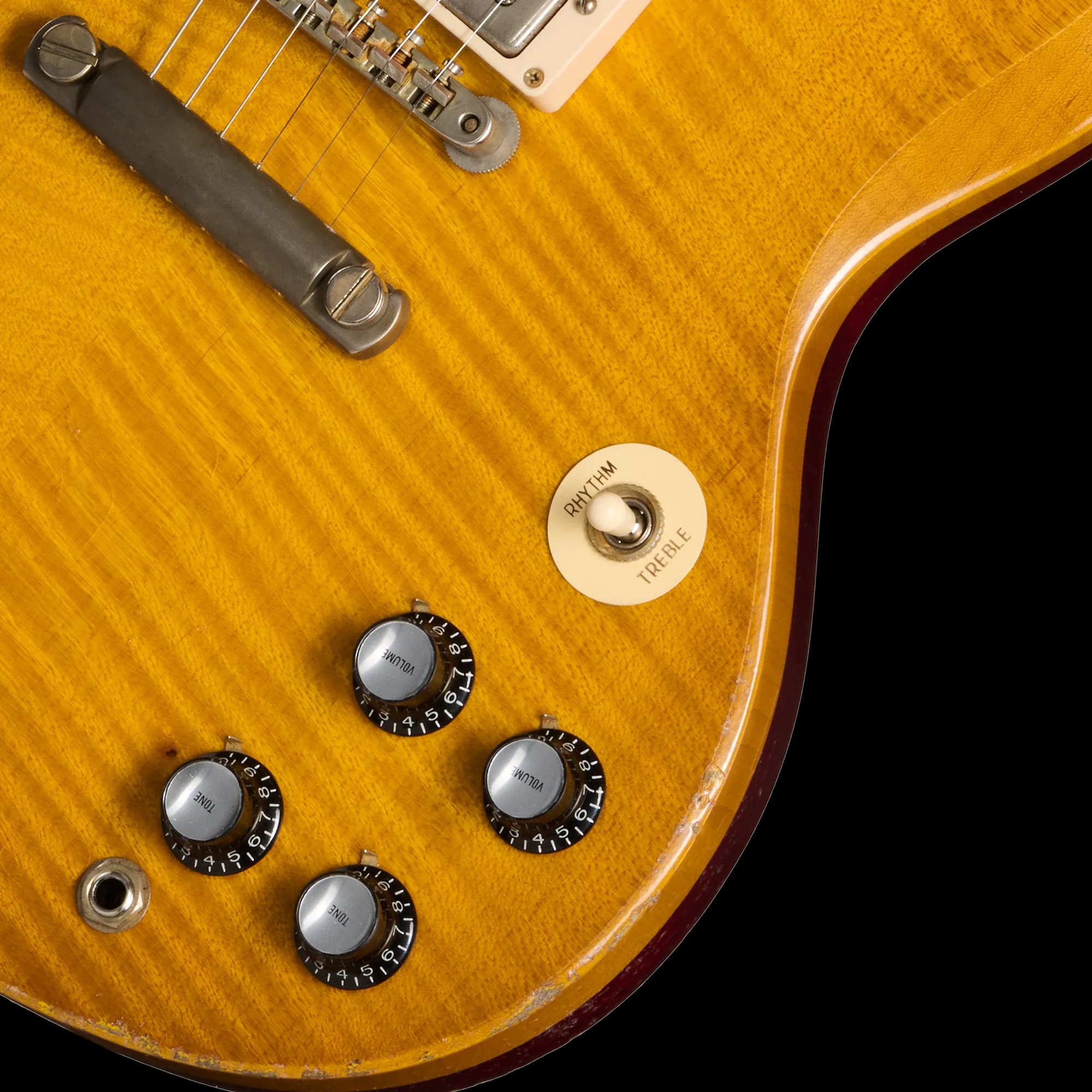 Gibson 1961 Les Paul SG Standard Reissue with Figured Top, Light Aged, Lemon Burst — photo 7