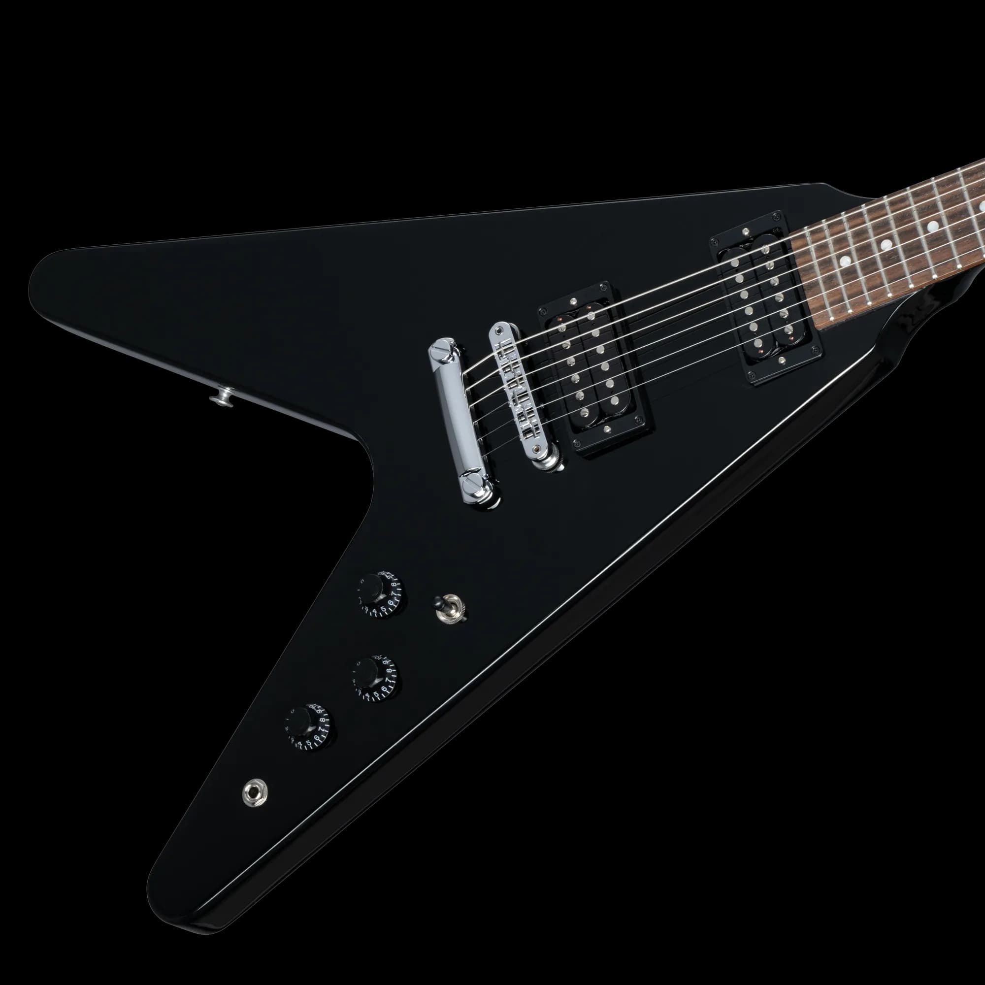 Gibson Flying V 80s, Ebony — photo 7