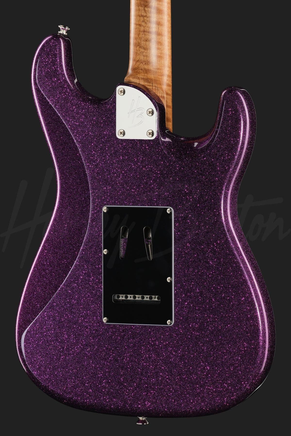 Harley Benton ST-Modern Plus MN HSS LH Dark Purple Sparkle — photo 5